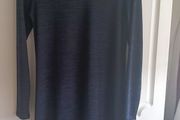 Atmosphere Navy long-sleeve knit textured dress