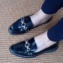 Leather Patent Loafers Image 2