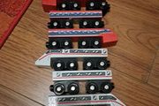 Wooden magnet trains