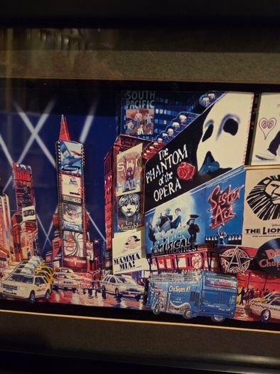 Times Square Broadway Musicals - Framed