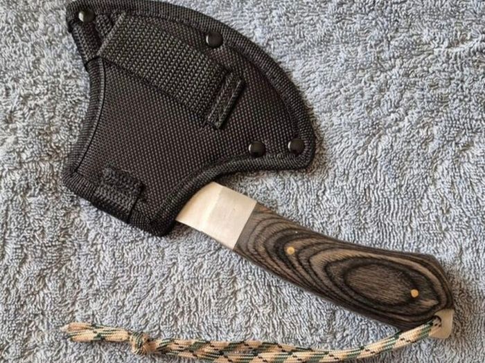 Camping axe.