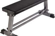 Flat Weight Bench Workout Flat Bench Weightlifting Bench with Dumbbell Rack Home Training Multiuse Fitness Bench