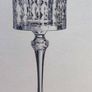 6 Wine glasses Crystal lady Diamond Image 4