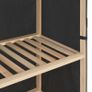 Wardrobe Grey 135x40x170 cm Fabric Image 3