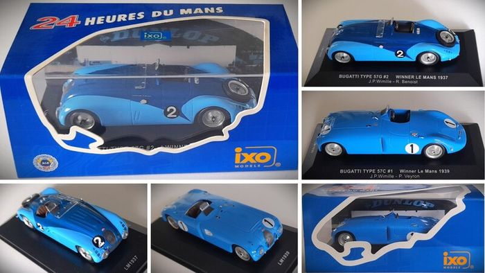 Diecast Model Le Mans Winning Bugatti - IXO 1:43