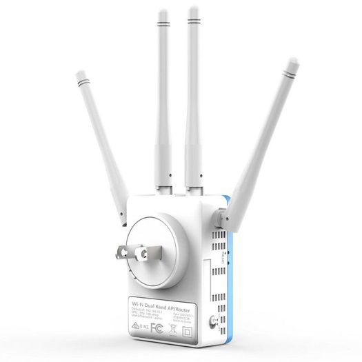 Wavlink AC1200 Dual Band (2.4GHz/5GHz) 3-IN-1 WIFI Router/Range Extender & Signal Booster  - UK Plug (Brand New/Warranty)