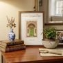 Dublin Georgian Door Laser Engraved Walnut Picture Frame with Gift box Image 2