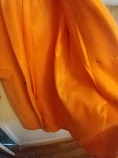 Orange Bershka Ladies Coat