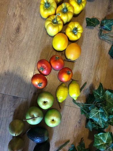 Quality Display Ivy, fruit & vegetables, kitchen decor or wedding  ivy floral  decor