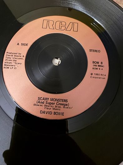 David Bowie Scary Monsters And Super Creeps Original 1981 7inch Vinyl