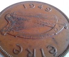 Irish Penny 1949.