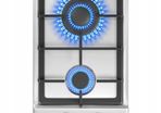 Built-in Gas Hob 2 burners 3300W/1000W Stainless steel