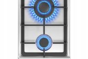 Built-in Gas Hob 2 burners 3300W/1000W Stainless steel