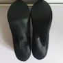 Andres Machado Black Satin Ladies Peeptoe Pumps Heels Shoes Size EU36 UK3 Wedding CAN POST Image 4