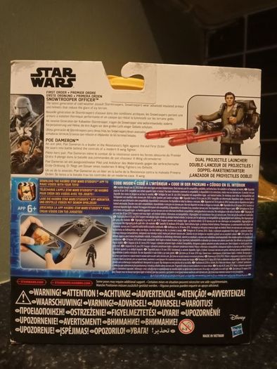 Star Wars Snow Trooper Officer And Poe Dameron