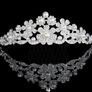 Pretty Crystal Pearl Bridal Accessories Set Image 2