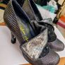 Irregular Choice Flick Flack Black/Silver Shoes Image 9