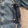 Vintage Y2K Sisley Biker Style Denim Jacket - Size S Image 5