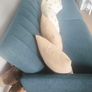 Jysk Harndrup Blue Sofa Bed Image 4