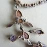 Vintage heavy hallmarked 925 Sterling Silver Flourishes  Floral Necklace Double Chain length 18" - 17,5g Image 7
