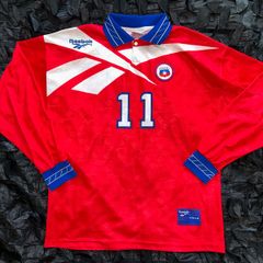 Chile Reebok Football long sleeve Jersey Shirt 1997 1998 1999 L Original Salas