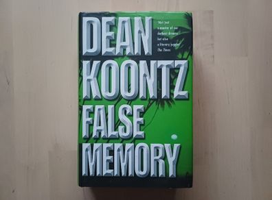 False Memory by Dean Koontz (Horror Hardback 2000)