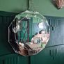Art Deco original 1920s Mirror vintage French Art Deco etched mirror Image 10