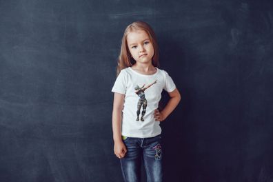 Fortnite game printed kids children t-shirt tee top shirt fortnite dab free postage