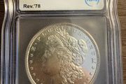 USA 1878 7TF, Reverse of 78 Morgan Dollar MS62