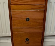 4 drawer pine tall boy