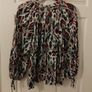 Loose peacock top, Tu, size 12 Image 5