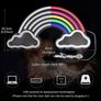 LED Neon Light Signs, Rainbow Cloud Neon Room Decor Image 5
