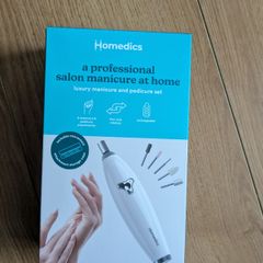 Homedics manicure and pedicure nail set