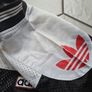 Adidas shirt T-shirt black white short sleeve vintage D164 UK 32 / 34 the  Brand Image 5