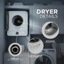 3kg Mini Vented Tumble Dryer, 830W Compact Laundry Dyer with 5 Drying Modes, Stainless Steel Tub & Overheat Protection, 180min Timer Countertop/Wall Mounted Image 5