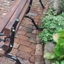 Cast iron garden bench Image 2