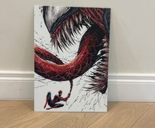 Spiderman swing from venom displate