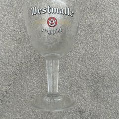 Westmalle Trappist Beer Glass Chalice Goblet Authentic Belgian Brewery