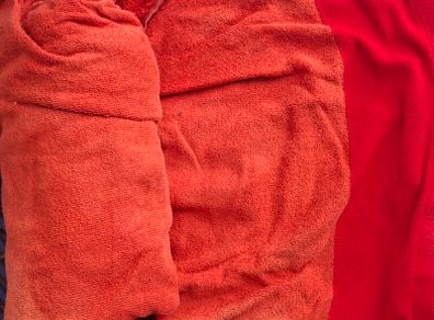 Red Bath Towel