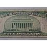 USA 1953 A Silver Payable 5 Dollar banknote Image 2