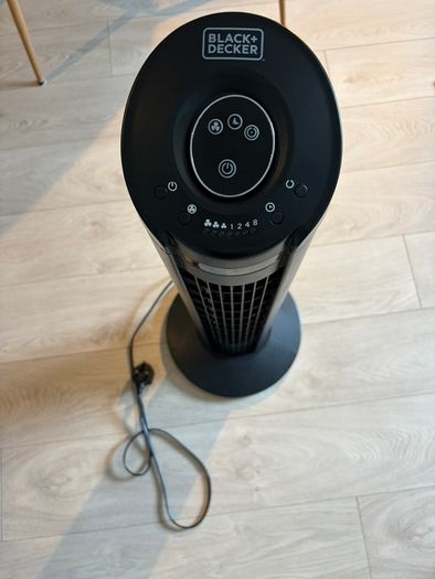 Black+Decker 80cm Tower Fan Black - Remote + Timer