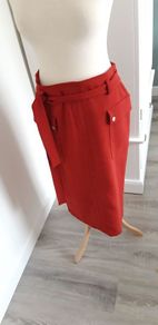 Next Tailoring Brick/Rust Coloured Skirt 12
