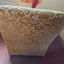 2 Gold Classic Armchairs Image 2