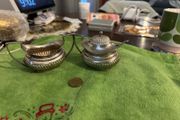 retro  epns mustard pots 2