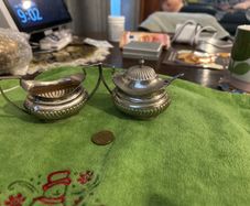 retro  epns mustard pots 2