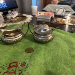 retro  epns mustard pots 2