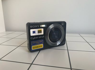 Sony Cyber-Shot DSC-W115 7.2MP Compact Digital Camera Black