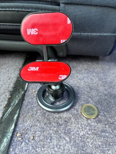 Magnetic car phone holder