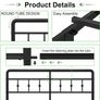 King Size Bed Frame with Victorian Headboard and Footboard Image 7