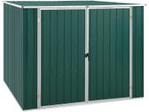 Garden Shed Green 195x198x159 cm Galvanised Steel